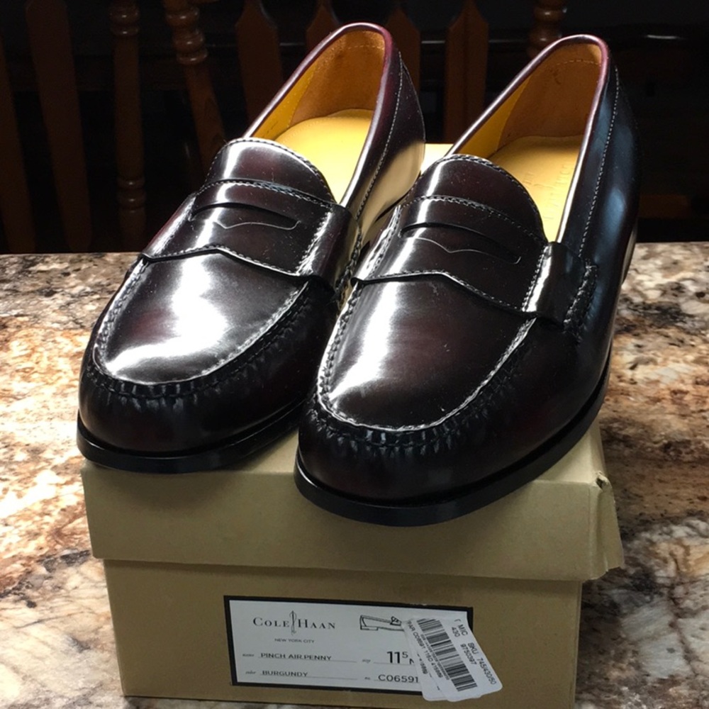 Cole Haan penny loafers new never worn men’s 11.5